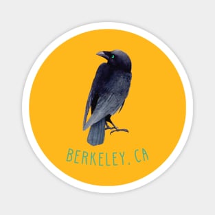 Berkeley California Crow Raven Magnet